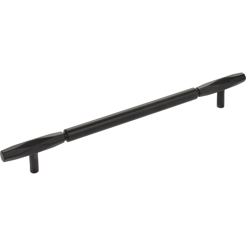 Kingsmill Bar Pull, Flat Black, 8 13/16" Center to Center