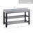Bordon Modern Style Upholstered Entryway Storage Shoe Rack Shelves Bench-939380547