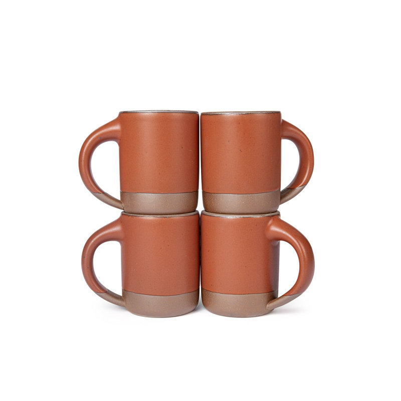 The Mug - Set of 4, Red