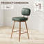 Tabourets de comptoir pivotants modernes avec structure en métal-470336104