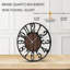 Grande horloge murale pour le décor du salon, horloge murale moderne surdimensionnée à piles de 14 pouces pour la cuisine de la chambre à coucher