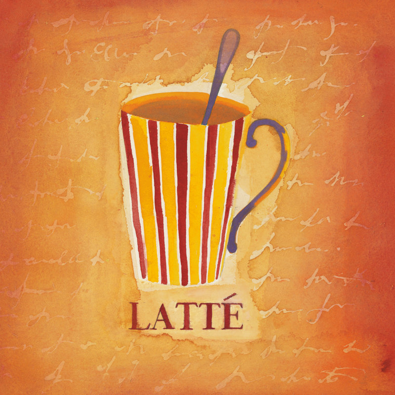 Latte by Michael Clark - Wrapped Canvas Print, 91cm H x 91cm W