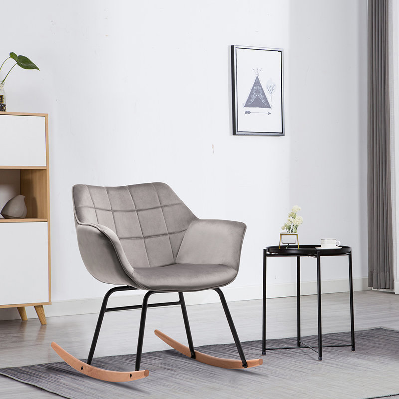 Kegley Rocking Chair, Grey