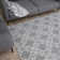 Carina Washable Rugs Trellis Design in Grey