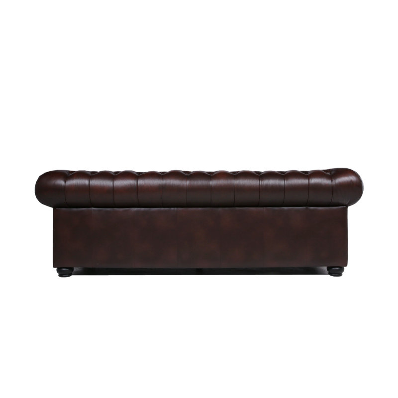 Canapé Chesterfield, Brun