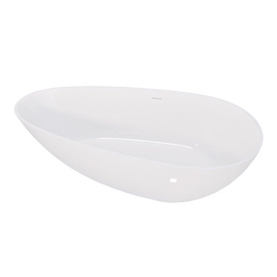 59" Freestanding Solid Surface Bathtub