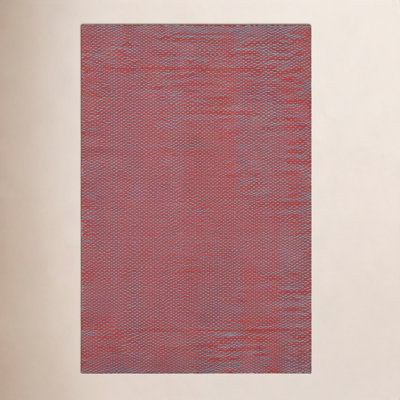 Marseille Red Hand-Woven Geometric Outdoor Rug