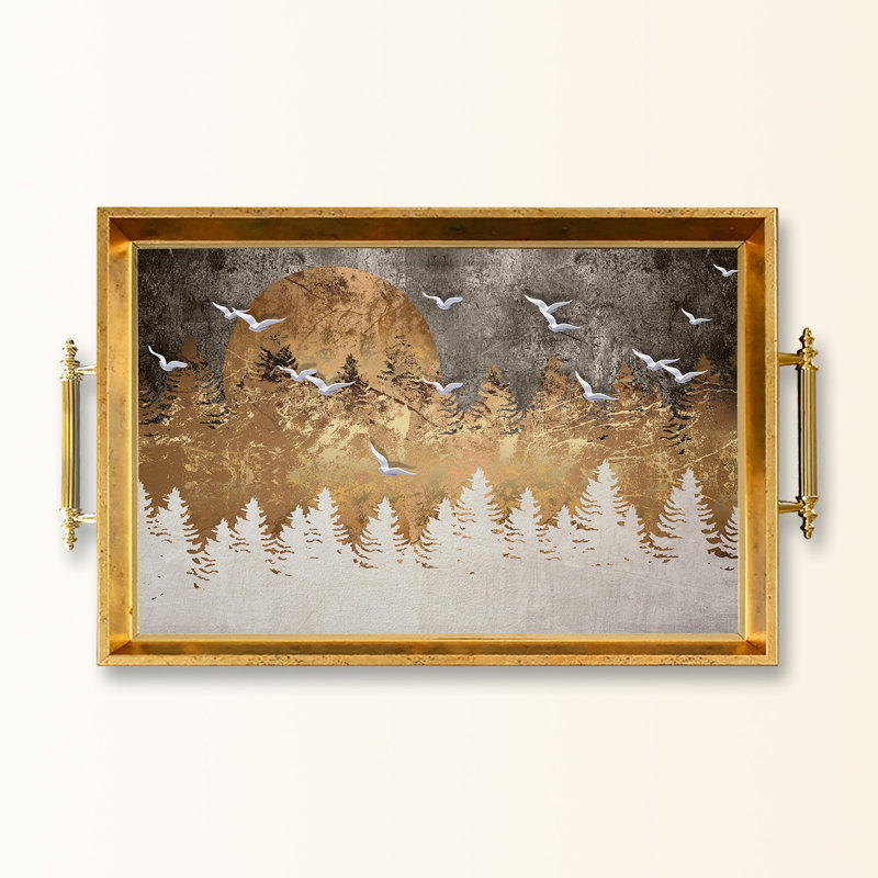 Élégant plateau en verre de 19,7 po x 11,4 po x 1,4 po | Fabrication 100% verre durable | Facile à nettoyer avec un chiffon humide | Idéal pour le service, la présentation décorative et l'organisation | Ajout élégant à la décoration intérieure