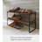Yamazaki Home Shoe Rack, Steel, Expandable, Stackable-1738257385