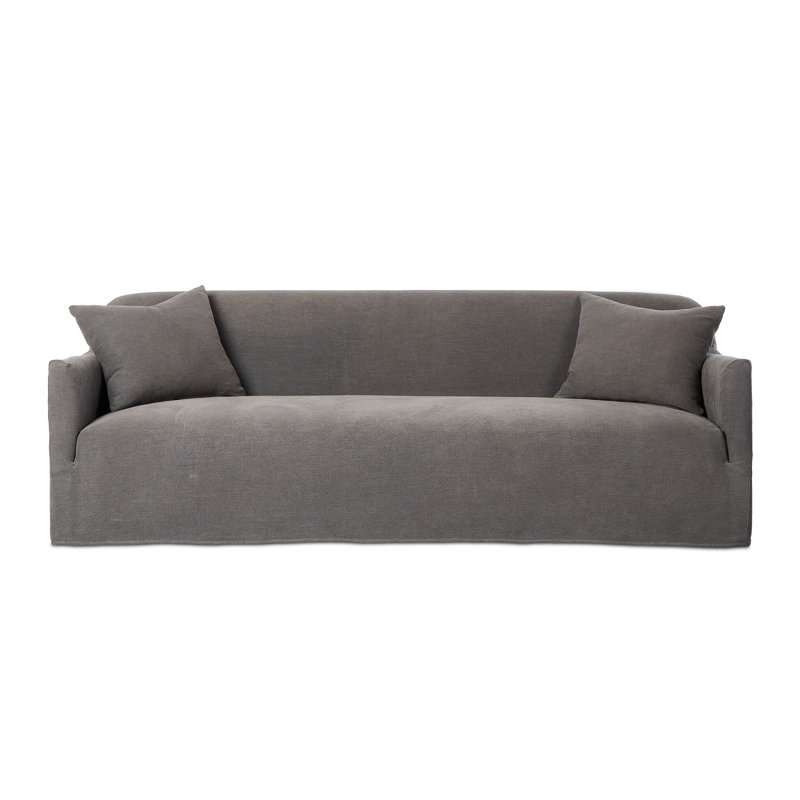 Lowell Slipcover Sofa, Gray