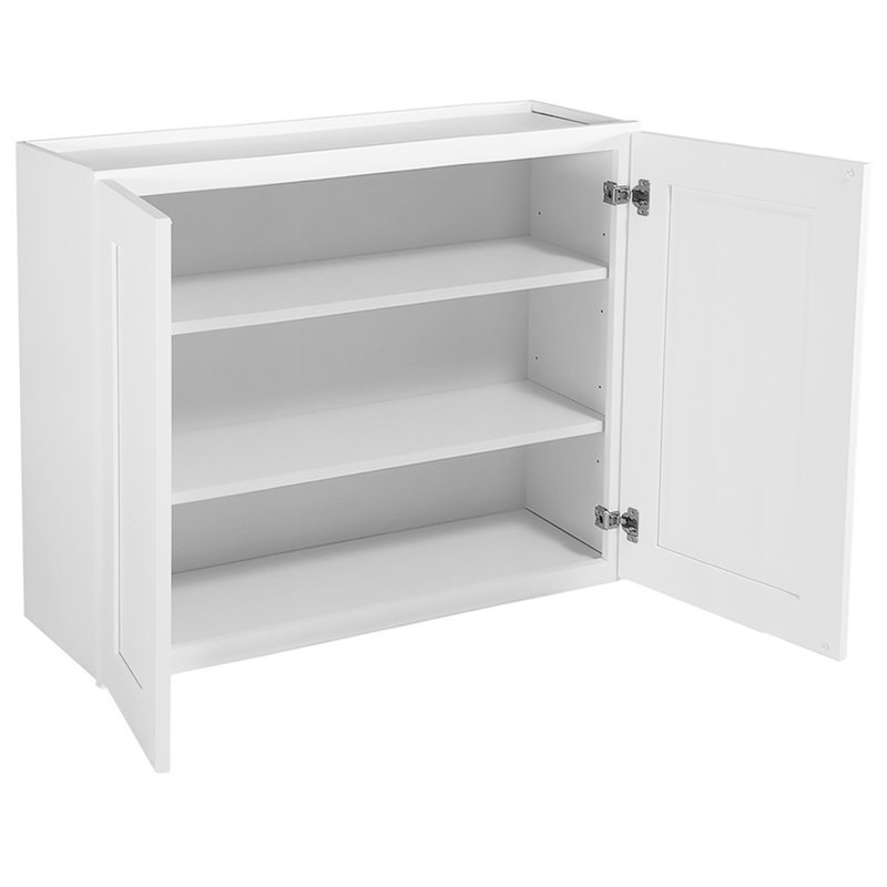 Armoire de cuisine style Shaker de Design House Brookings (prête à assembler), H 30 po x l 36 po, Blanc