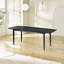 Eriksson Rectangular Solid Wood Extending Table & Carlton Wishbone Dining Chairs - Scandi Inspired-1183444704
