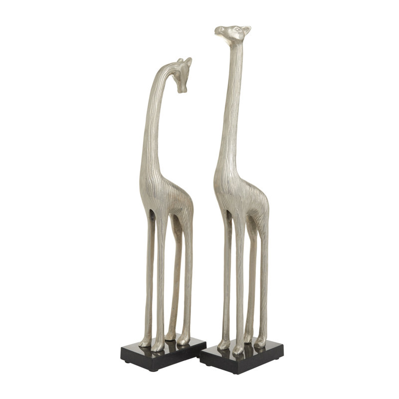 Luetta Animals Statue, Silver
