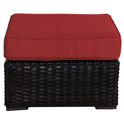 Repose-pieds d'extérieur avec coussin Sireci