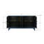 Armoire buffet plus forte de style rétro avec 4 portes laquées