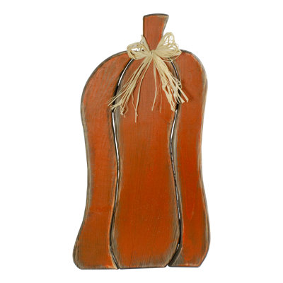 Citrouille en bois 19,5 po