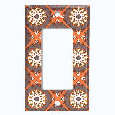 Plaque murale à bascule Flower Mandala