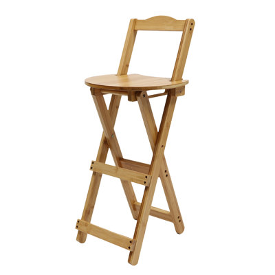 24.8'' Foldable Bamboo Bar/Counter Stool