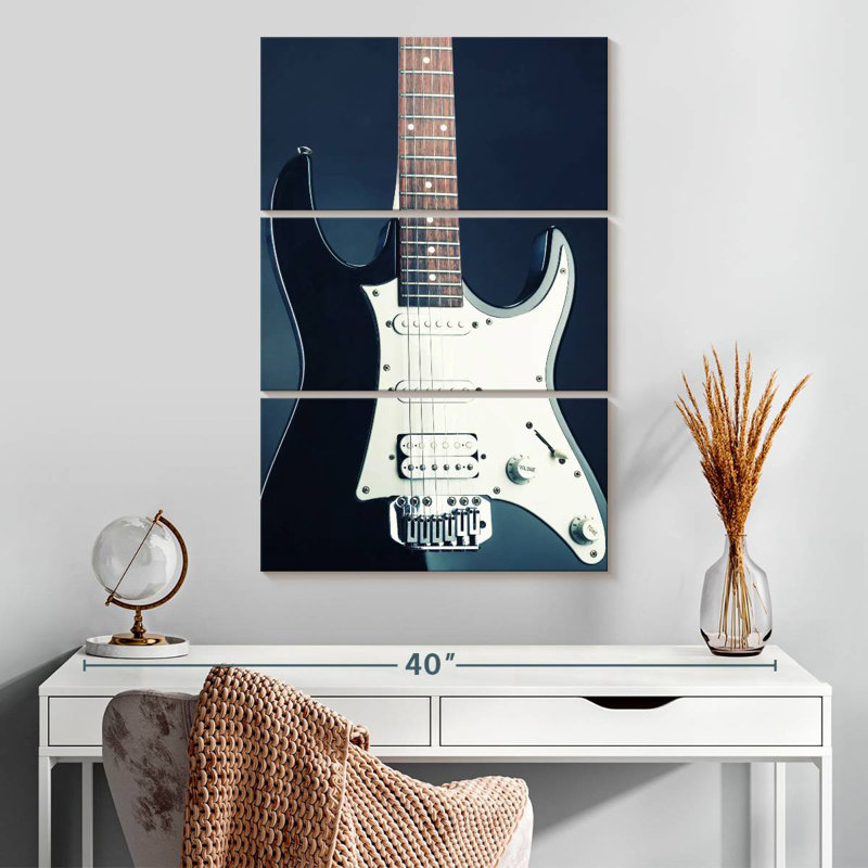 Abarca BW Modern Guitar, 32" H x 20" W