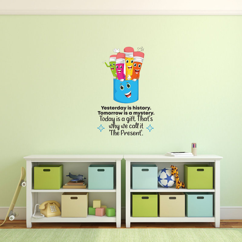 Text & Numbers Wall Decal, 20" H x 12" W