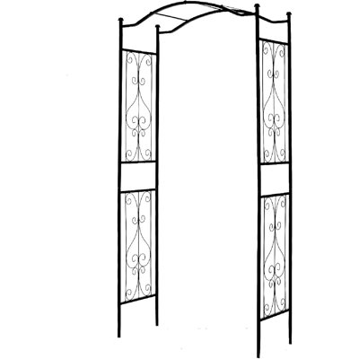 92'' H x 44'' W Garden Arch Arbor Trellis for Outdoor, Trellis Plants Support with Metal Durable Iron Use