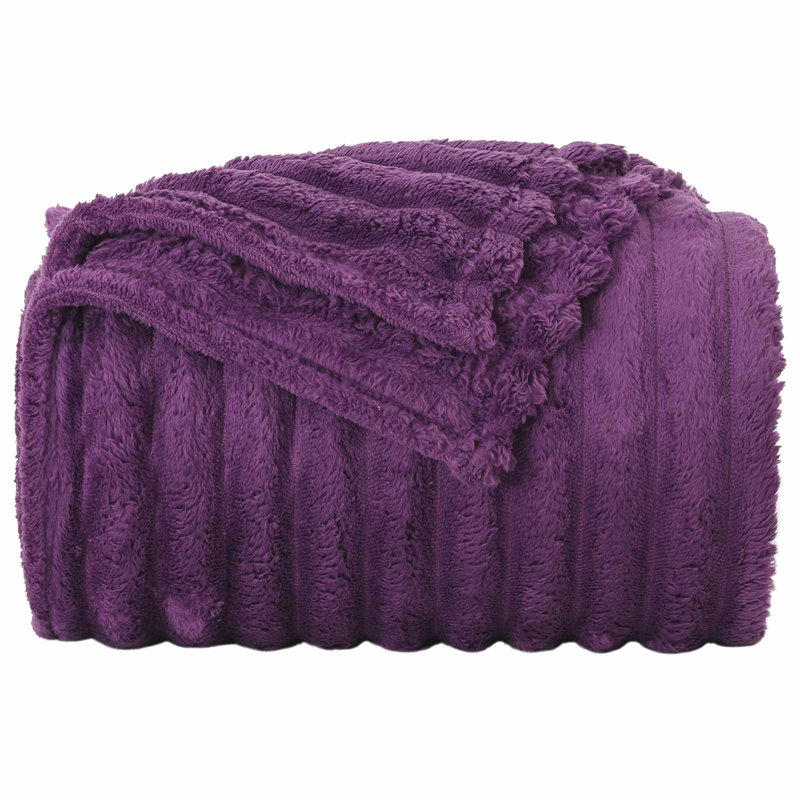 3.2-43 Throw Blanket, Purple, 240cm x 220cm