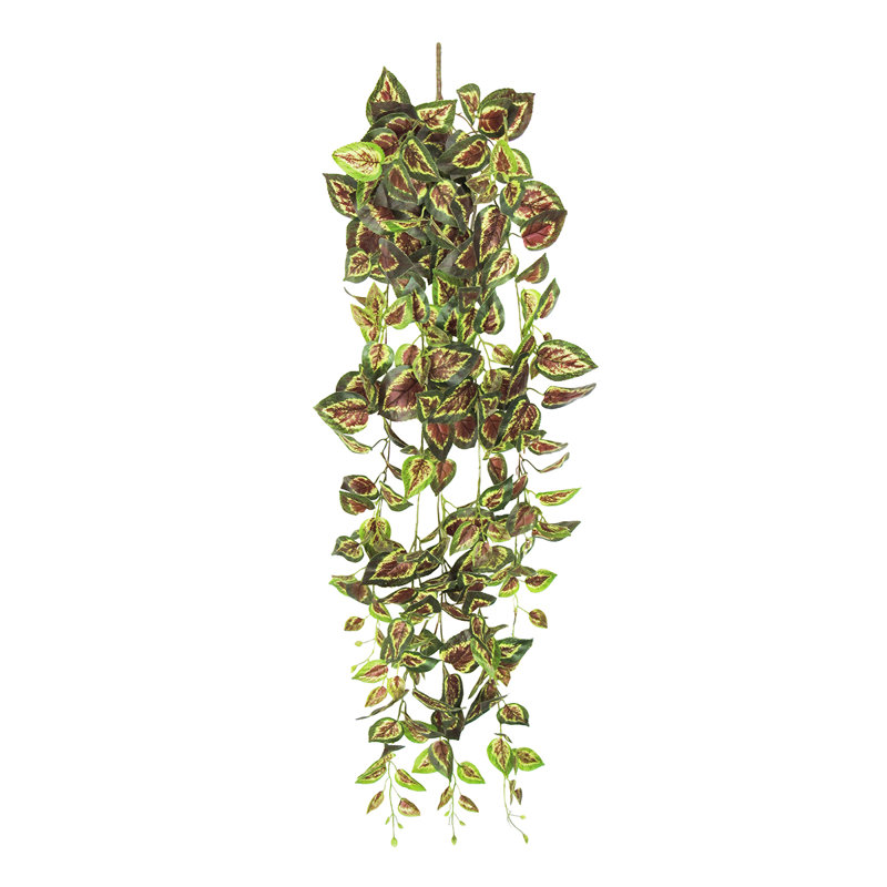 Lierre artificiel suspendu Coleus artificiel, H 51 po x l 12 po x P 6 po