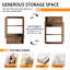 Rangement de salle de bain simple 24 po avec 2 portes à fermeture douce-642600364