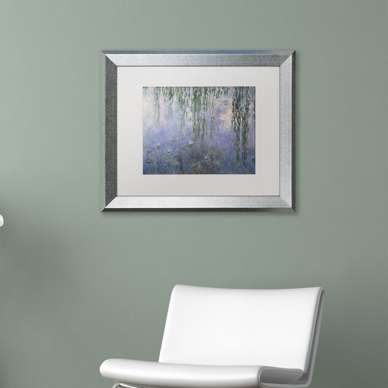 «Water Lilies III 1840-1926» par Claude Monet - reproduction de photo sur toile, H 11 po x l 14 po x P 0,5 po