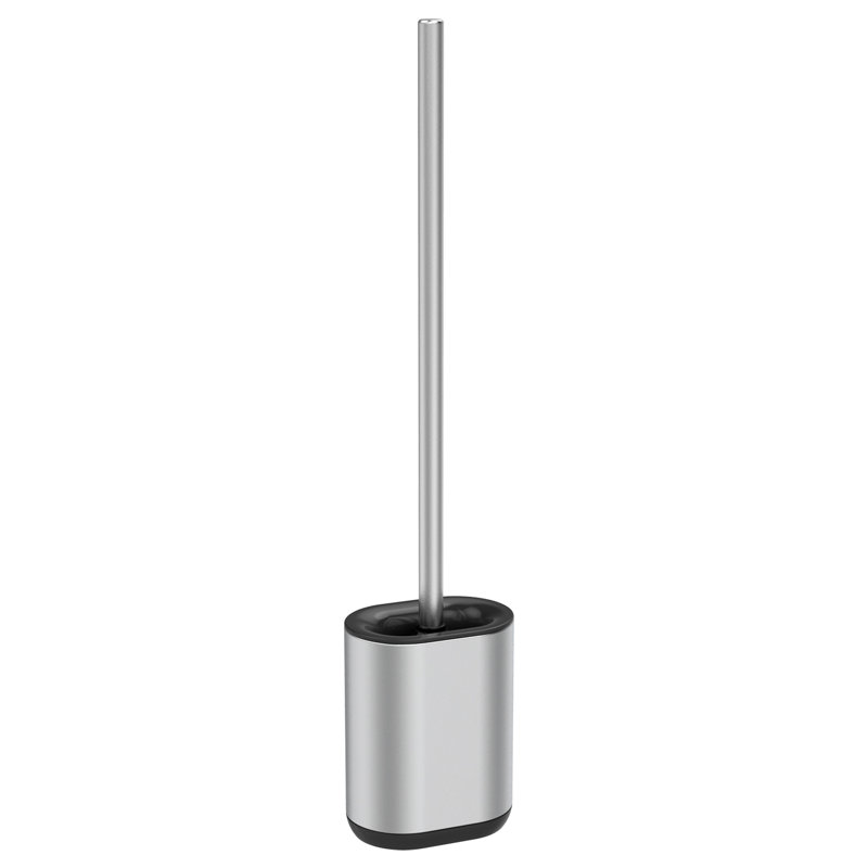 Leia Free-Standing Toilet Brush and Holder, Satin