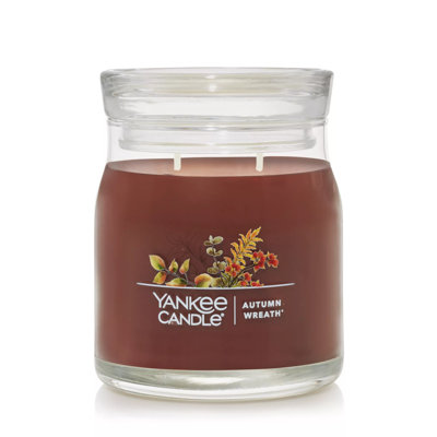Signature Autumn Wreath Scented Jar Candle