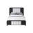 Beckett White-Black 5Pc King Bedroom Set-119612813
