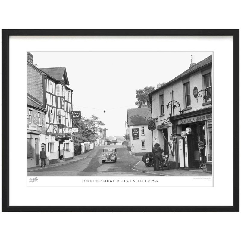 Fordingbridge, Bridge Street C1955 by Francis Frith - Single Picture Frame Print, 60cm H x 80cm W x 2.3cm D