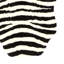 Zebra Bold Stripe Faux Fur Washable Area Rug-1294667676
