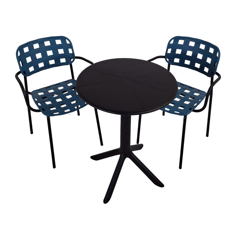 2 - Person Dining Set, Petrol Blue