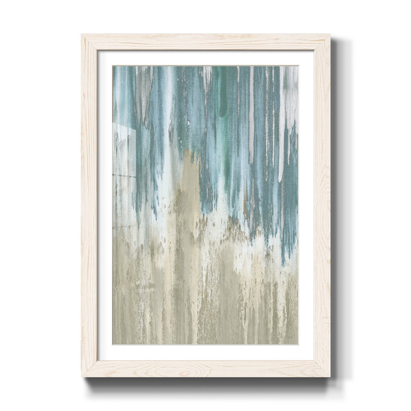 Neutre ciel - reproduction d'art, Papier encadré blanc, H 44 po x l 31 po x P 1 po, Blanc