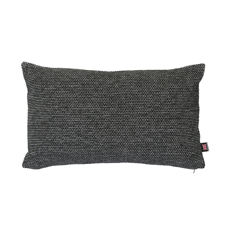 Alto Rectangular Throw Cushion, Black