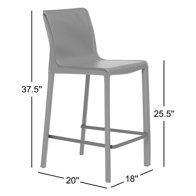 Tabouret de comptoir 25,5 po Kupang, Terre cuite