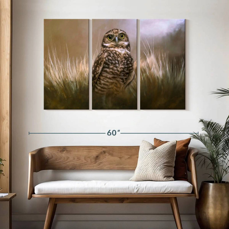 Brampt Owl Be Seeing You, 32" H x 50" W