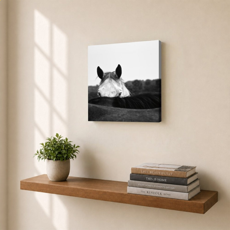 Flirt par Aledanda - Impression sur toile, 24" H x 24" W