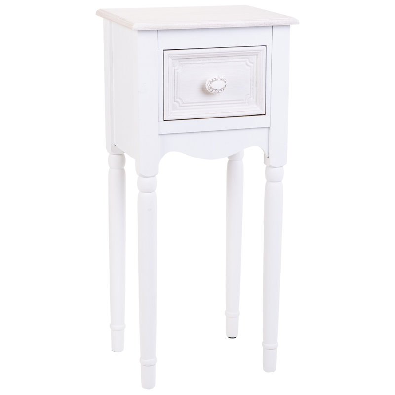 Ariamarie 33cm W Manufactured Wood Bedside Table