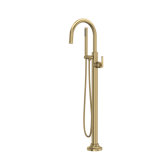 Apothecary Single Hole Floor Mount Tub Filler Trim