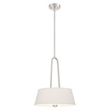 Luminaire suspendu tambour simple 2 lumières Bomberger