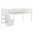 Twin Wooden Low Loft Beds With Two Step Stairs Storage-1922592592