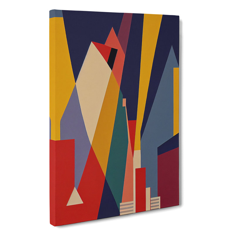Unique Architecture No.2 - Print, Wrapped Canvas, 50cm H x 35cm W x 3cm D, No Matte