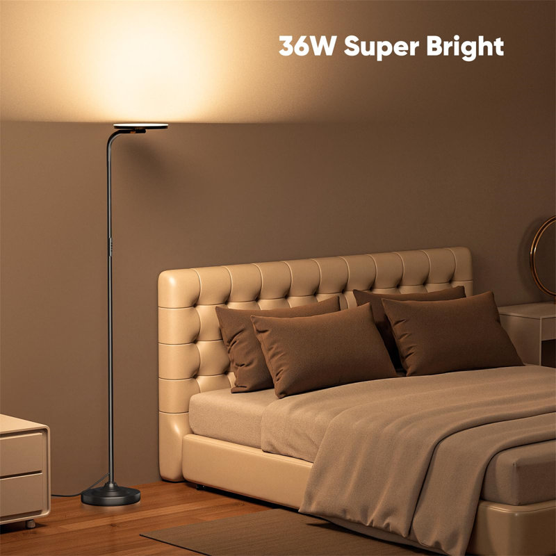175.5cm Matte LED Task Floor Lamp