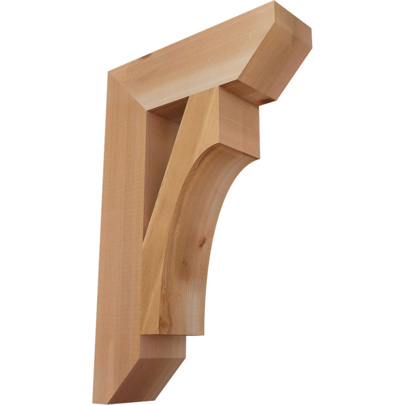 Support latté Westlake l 3 3 po x P 14 po x H 22 po, cèdre rouge de l'Ouest, Cèdre rouge, H 22 po x l 3,5 po x P 14 po