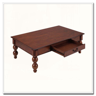 Table basse en bois avec tiroir de rangement