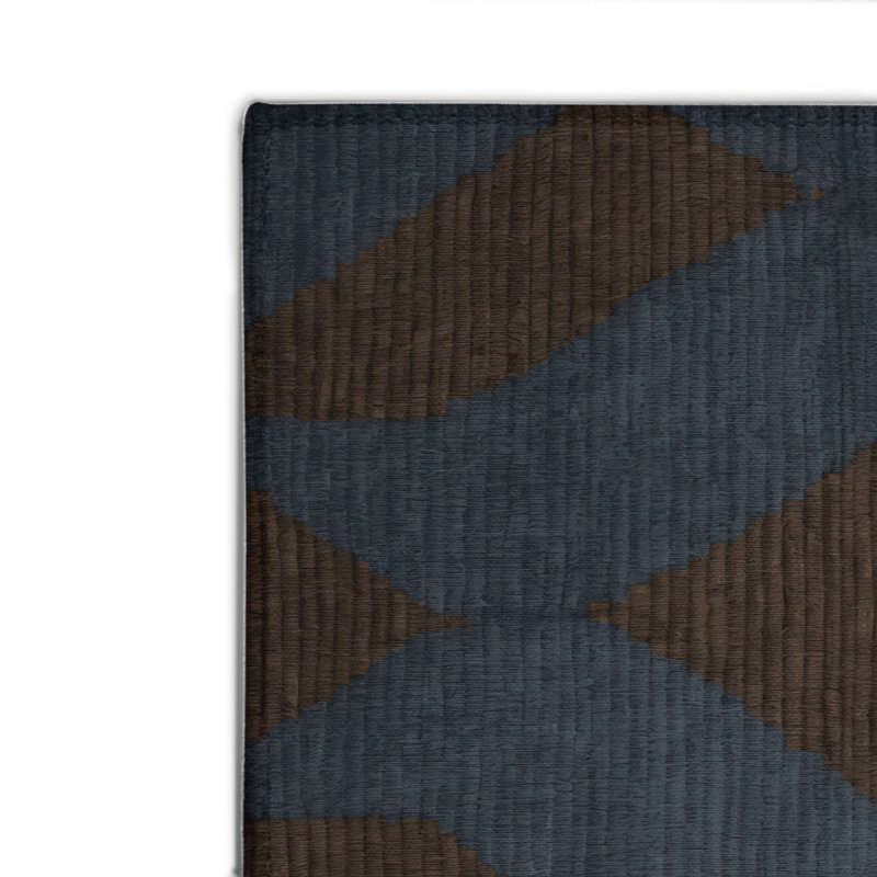 Tapis d'intérieur et d'extérieur à carreaux gris, Rectangulaire 2 pi x 3 pi