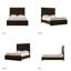 Lit cannelé moderne en bois massif H 60 po Graciana-774096191-799705261